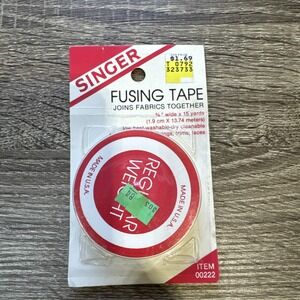 Vintage Sealed Singer Fabric Fusing Tape NEW